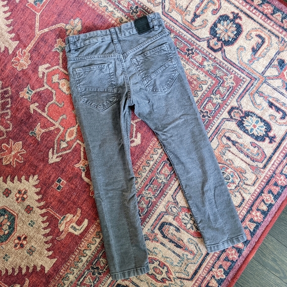 4-5Y grey corduroy pants - Picture 3 of 3